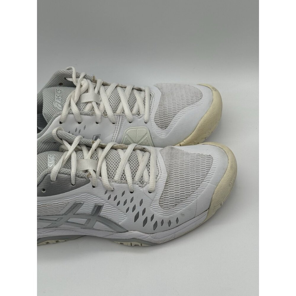Asics Gel-Challenger 12 Women’s Size 8.5Tennis Court Shoes White Silver 1042A041 - Picture 4 of 13
